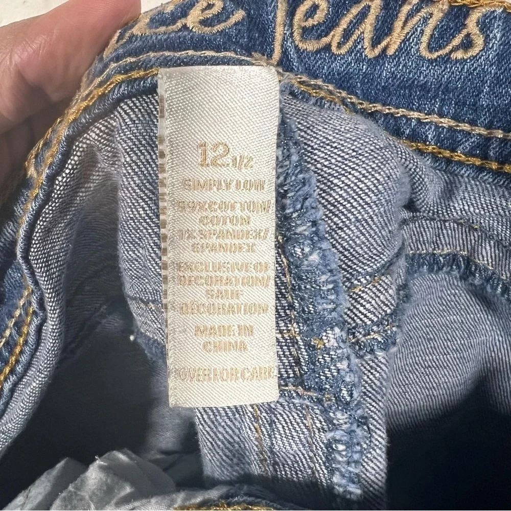 Justice Simply Low Jeans Size 12